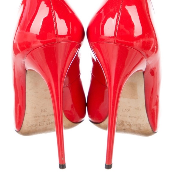 Jimmy Choo Patent Leather Stiletto - Picture 10 of 11